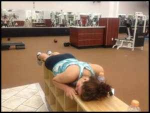 sleeping-at-gym